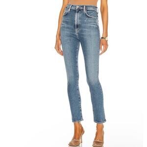 AGOLDE Women’s Sz 29 Pinch Waist High Rise Skinny Jean Amped Wash Stretch Blue